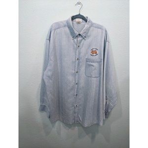 2001 SuperBowl Light Blue Denim ButtonUp